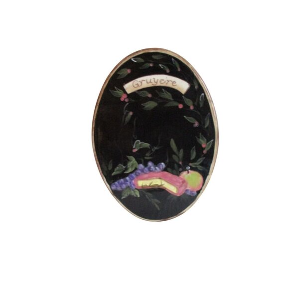 *Certified International Kate McRostie Pot Holder Decorative GRUYERE Hot Plate - Picture 1 of 5